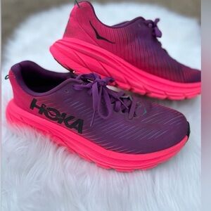 Hoka Purple and Pink hoka